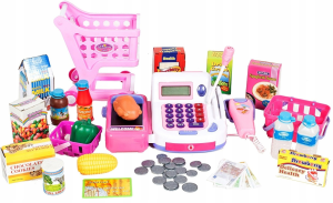 LT38 LANDTOYS KASA FISKALNA SKLEPOWA Z WOZKIEM /