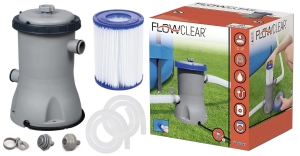 58383 BESTWAY POMPA FILTRUJĄCA BASENOWA Z FILTREM II 2006L/H 6942138966251