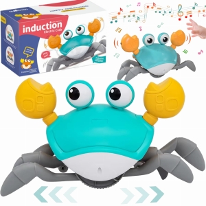LT507 PEŁZAJĄCY KRAB INTERAKTYWNA ZABAWKA UCIEKAJĄCY KRAB CHODZI GRA MUZYKA